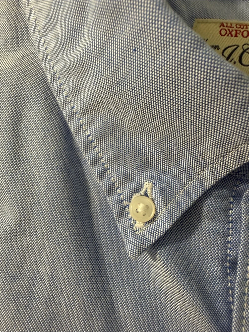 J.Crew Stretch short-sleeve American Pima cotton oxford shirt Size Large